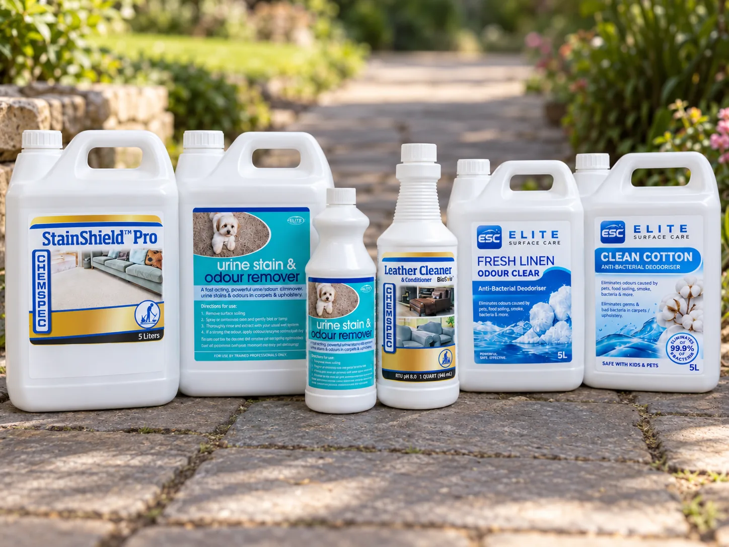 Professional cleaning and treatment products